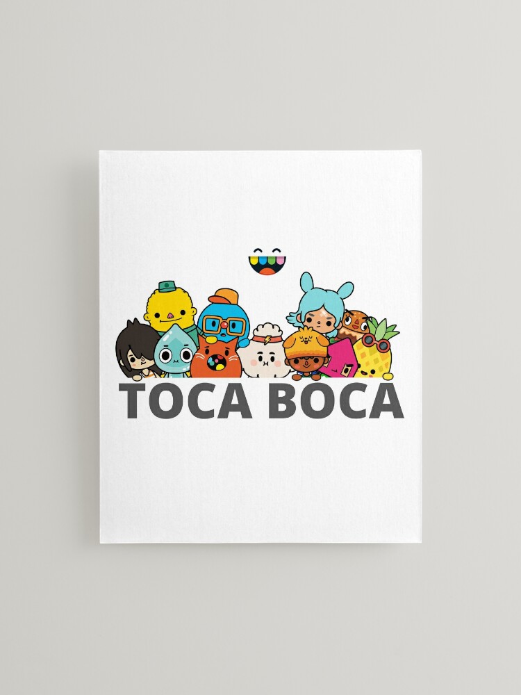 toca boca and gacha life Mounted Print for Sale by kader011