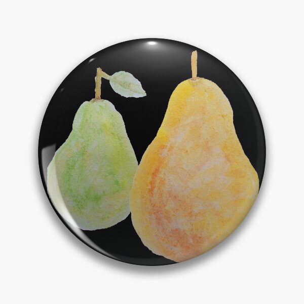 Item preview, Watercolor pear cute yummy painted little pears watercolor fruit designed and sold by WatercolorFun.