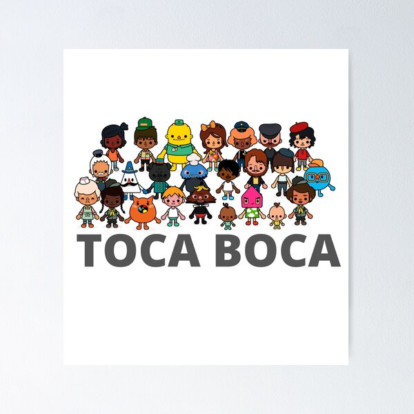 Toca Boca - Toca Boca /TOCA LIFE/ TOCA BOCA WORLD . Characters Poster for  Sale by Mycutedesings-1