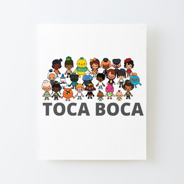 toca boca and gacha life Mounted Print for Sale by kader011