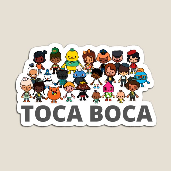 toca boca and gacha life Magnet for Sale by kader011