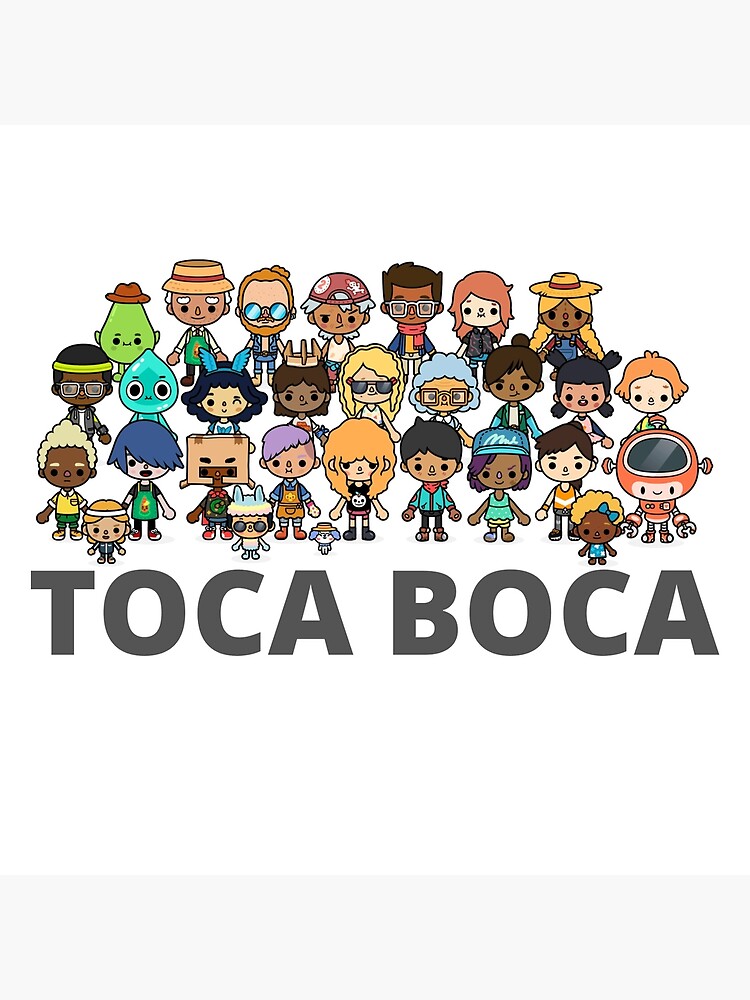 toca boca and gacha life Photographic Print for Sale by kader011