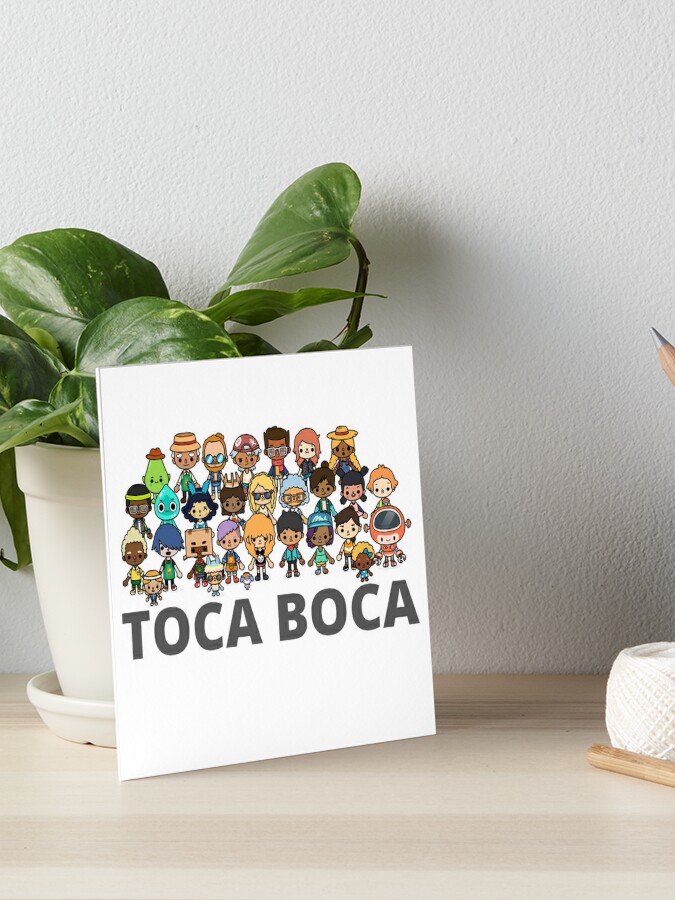 toca boca and gacha life Metal Print for Sale by kader011