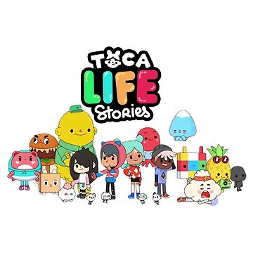 toca boca and gacha life Hardcover Journal for Sale by kader011