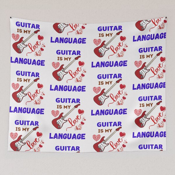 Item preview,  Guitar Is My Love Language designed and sold by BhavyaBathla.