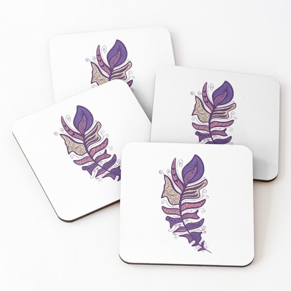 Item preview, Purple feather designed and sold by JessCarrsArt.