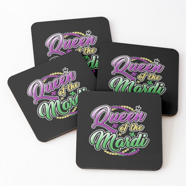 Item preview, Queen of The Mardi Gras Women Beads Teacher Wife Mo| Perfect Gift designed and sold by joanneie.
