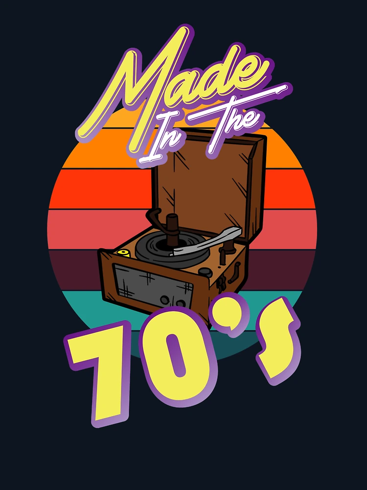 Thumbnail 6 von 6, Leichter Pullover, Made in the 70's Seventies Child Retro Vinyl Born in 70's Gear designt und verkauft von DynamicDesign.