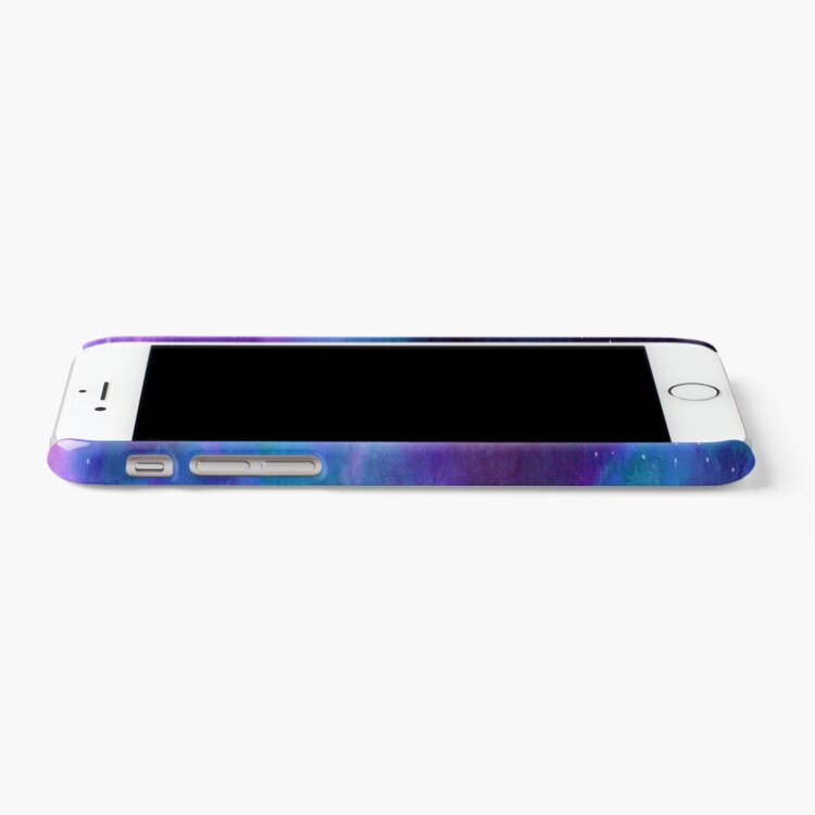 Alternate view of Neon Galaxy Dreams iPhone Case & Cover