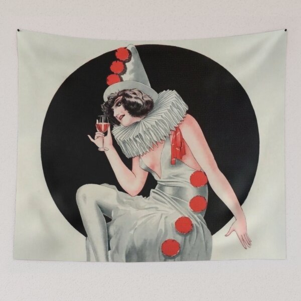 Item preview, “Pierrot in the Vineyards” by Maurice Pepin designed and sold by PatricianneK.