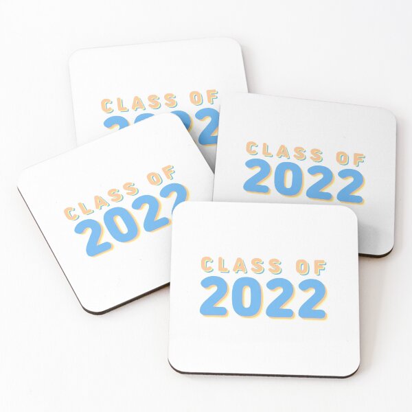 Item preview, Class of 2022 Pastel Blue/Orange/Yellow designed and sold by CGBCreative.