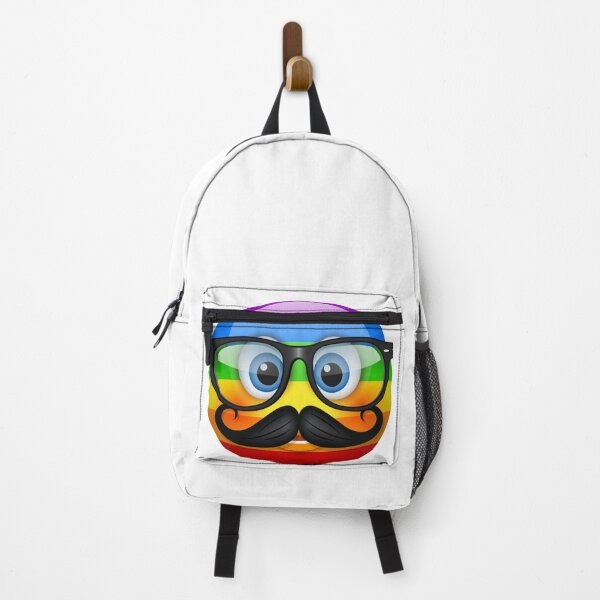 Item preview, Hipster smiley rainbow designed and sold by Gaygram.