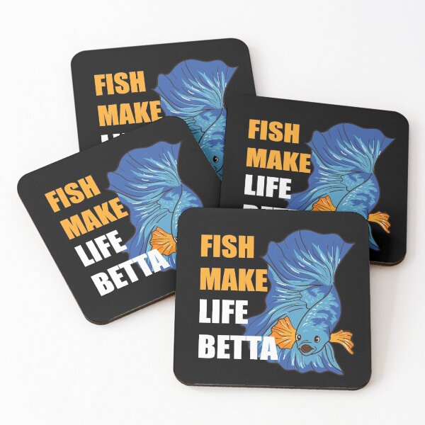 Item preview, Fish make life better designed and sold by ElBeDesigns.