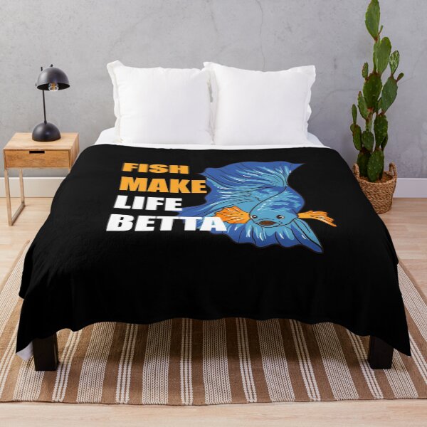 Item preview, Fish make life better designed and sold by ElBeDesigns.