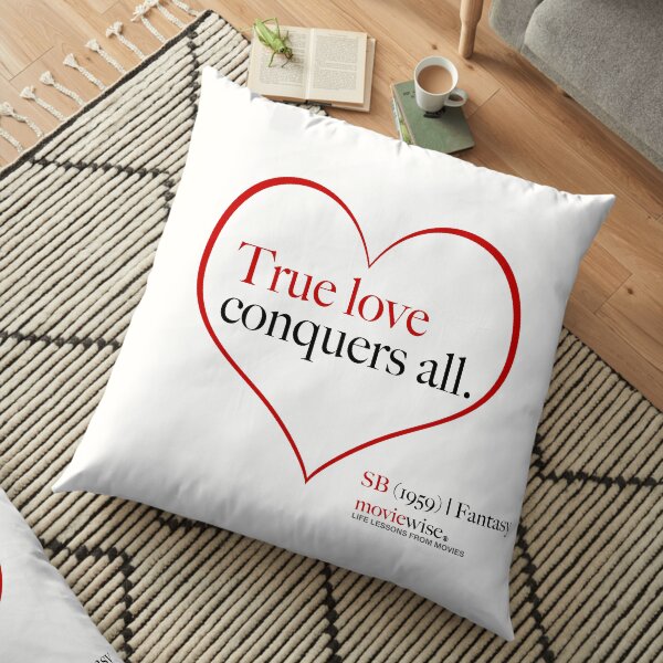 moviewise: True Love Conquers All – Floor Pillow