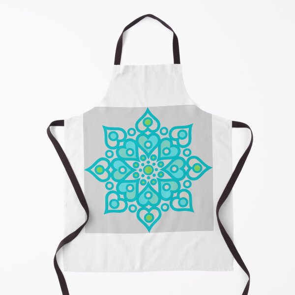 Item preview, Gray blue green symmetric pattern designed and sold by BalajiArts.