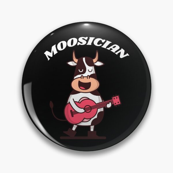 Item preview, Moosician Musician Music Guitar Cow designed and sold by MooonTees.