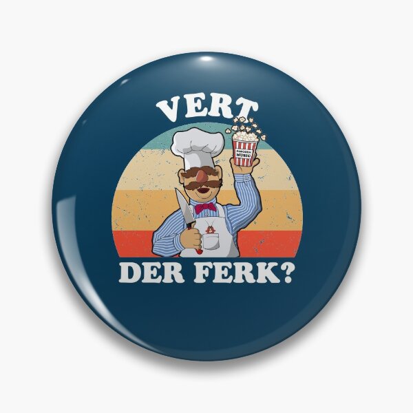 Item preview, Vert der ferk Swedish Chef Vintage Retro designed and sold by SkyStract.