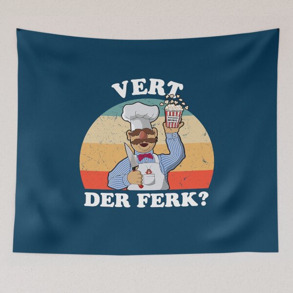 Item preview, Vert der ferk Swedish Chef Vintage Retro designed and sold by SkyStract.