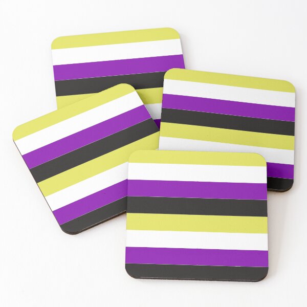 Item preview, nonbinary stripes designed and sold by ratherbeaprince.