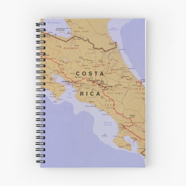Item preview, Costa Rica Map (1990) Latin America Country Atlas designed and sold by BravuraMedia.