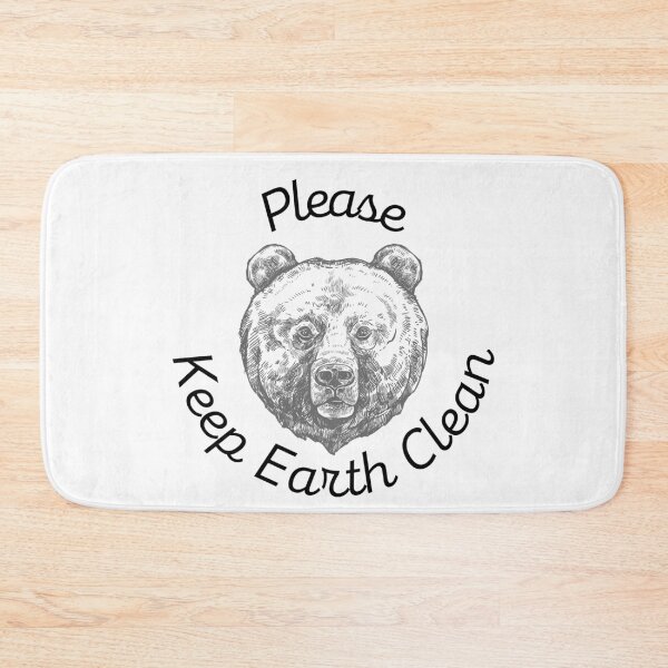 Item preview, Bear Please Keep Earth Clean designed and sold by EmanuelCavallin.