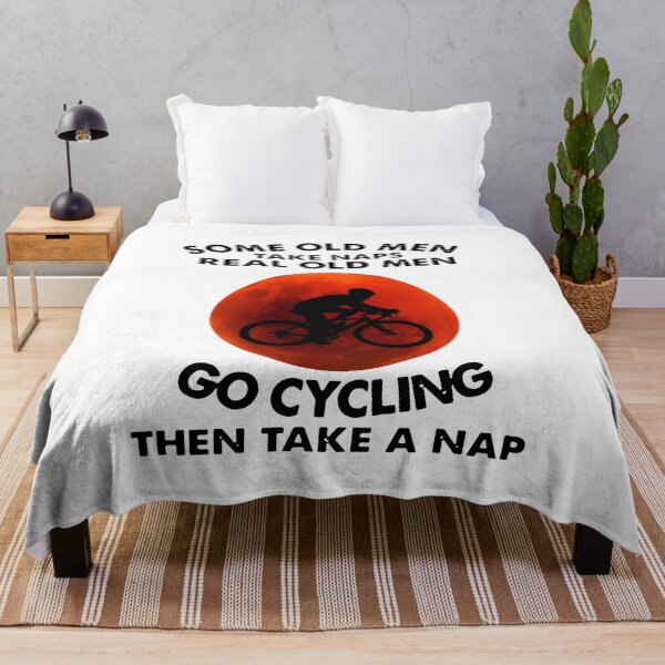 Item preview, SOME OLD MEN TAKE NAPS REAL OLD MEN GO CYCLING designed and sold by Decker21.