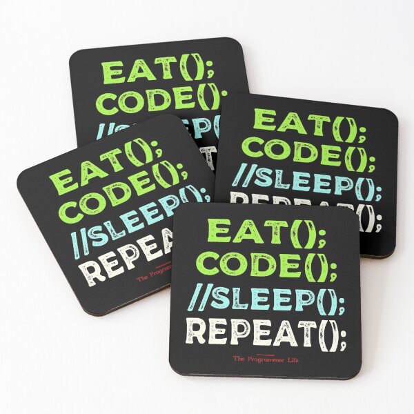 Item preview, Eat. Sleep. Code. Repeat. (Function) designed and sold by the-krisney-way.