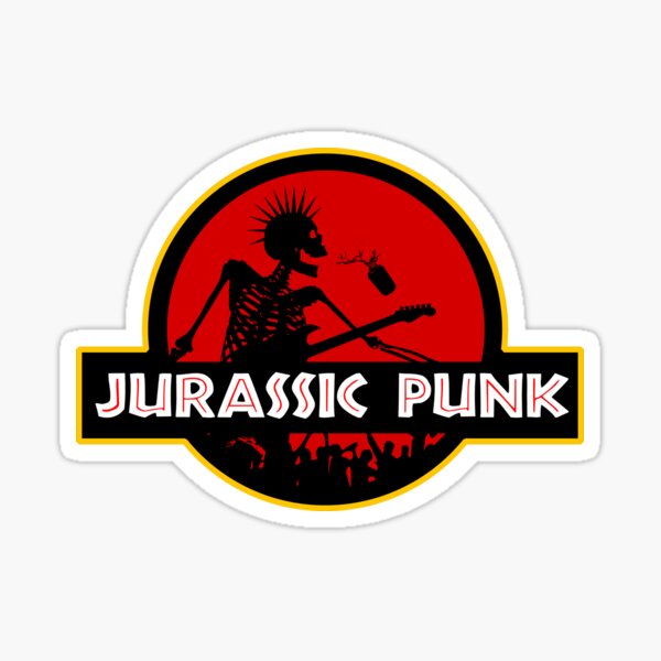 Punk Dinosaur Jurassic Stickers for Sale | Redbubble