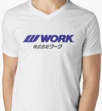 Work Wheels - JDM V-Neck T-Shirt