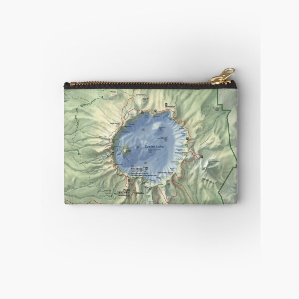 Item preview, Crater Lake National Park Map (1996) Oregon Natural Recreational Area Atlas designed and sold by BravuraMedia.