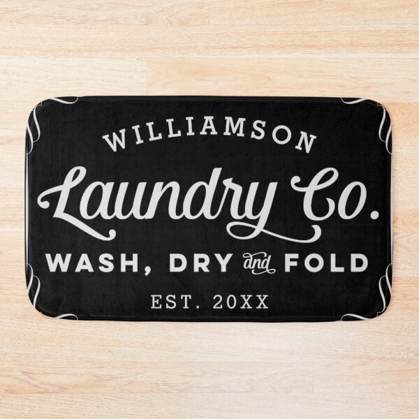 Item preview, Black Laundry Wash Dry Fold Sign designed and sold by MichaelNoblem.