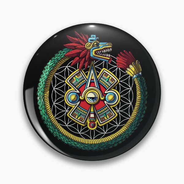 Item preview, Aztec Quetzalcoatl Ouroboros designed and sold by underheaven.