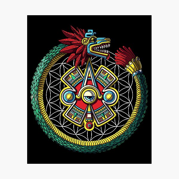 Wandbilder Ancient Quetzalcoatl Redbubble