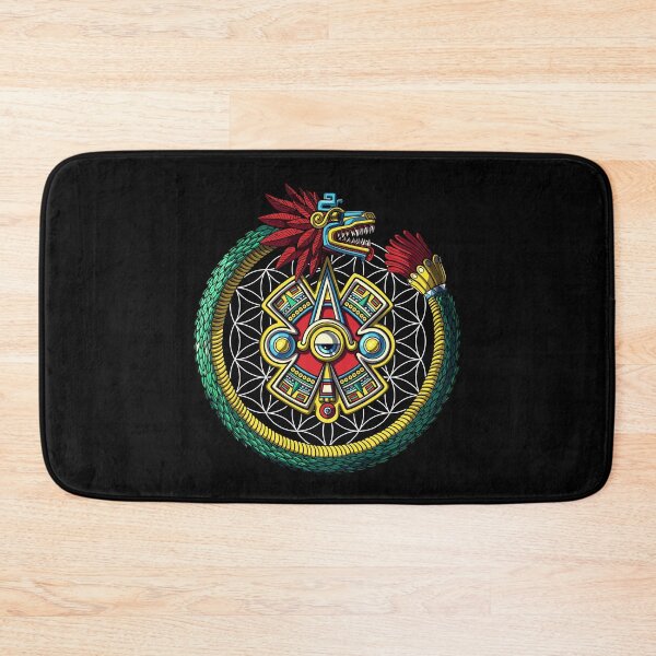 Item preview, Aztec Quetzalcoatl Ouroboros designed and sold by underheaven.