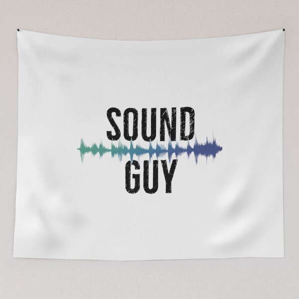 Item preview, Sound Guy Sound Wave Blue designed and sold by DanLopesMerch.