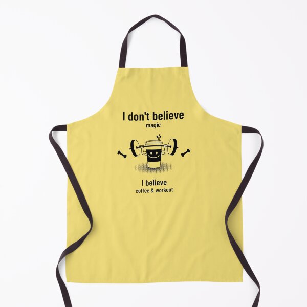 Item preview, I don't believe magi I believe coffee & workout designed and sold by HelloLoriDesign.