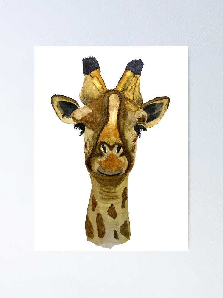 "Griffin the Giraffe" Poster for Sale by LCRobertsonArt Redbubble