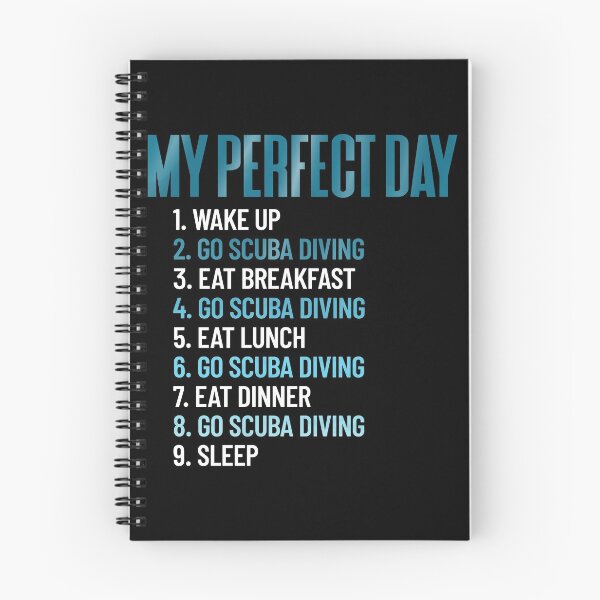 Item preview, My Perfect Day Scuba Diving All Day Scuba Diver Scuba Lover Gear designed and sold by DynamicDesign.