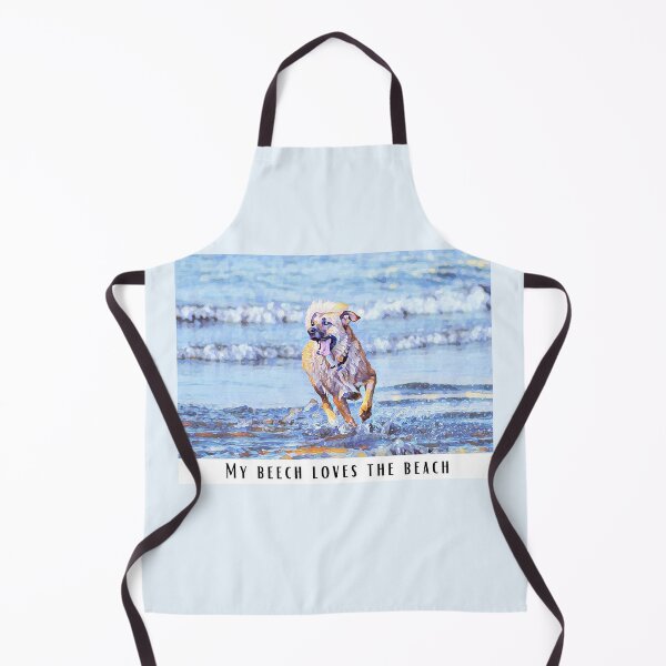 Item preview, Copy of My Beech Loves the Beach Yellow Lab Curr Funny Abstract Dog Meme designed and sold by PeriodicLabel.