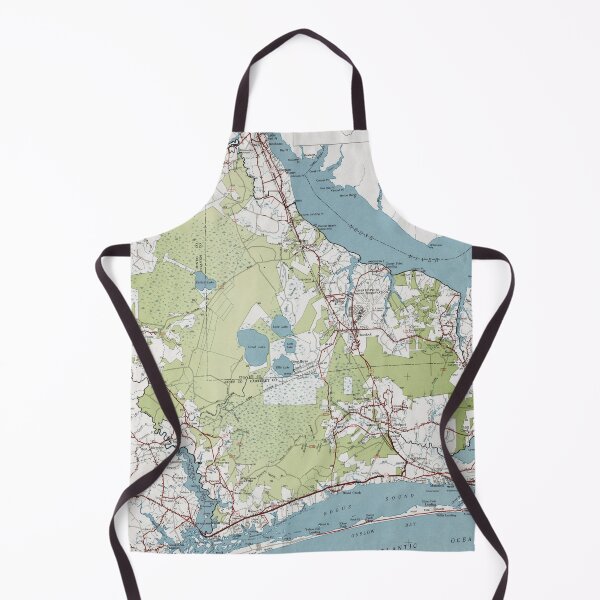 Item preview, Old Croatan National Forest Map (1964) Vintage NC Woodland Recreational Area Map designed and sold by BravuraMedia.
