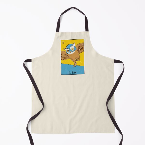 Item preview, El Buho // Mexican Luchador Owl Loteria Card designed and sold by SLAG-Creative.