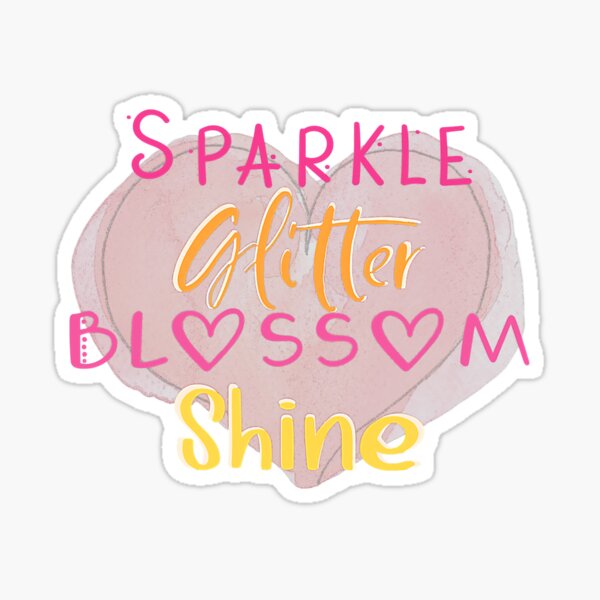 Stickers that sparkle ✨ Glitter stickers are now available!, Blog