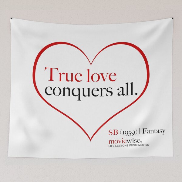 Item preview, moviewise: True Love Conquers All –  designed and sold by L.E. Wilson.