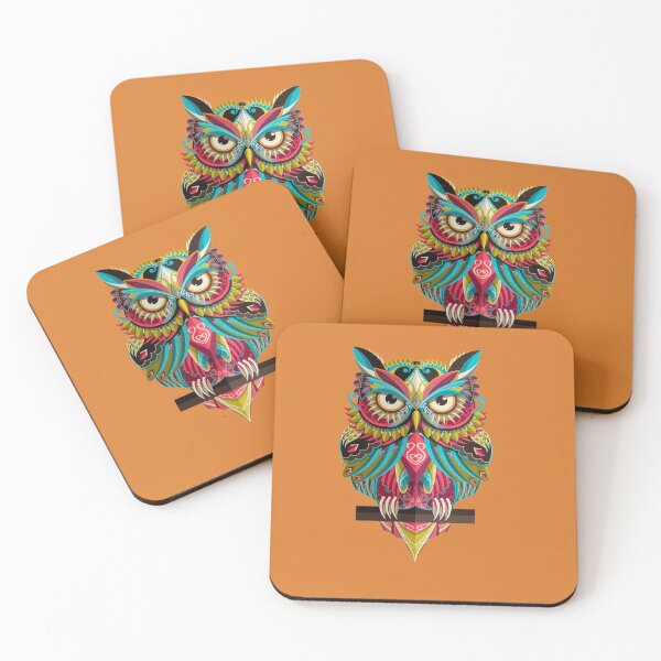Item preview, Colorful Owl designed and sold by pugmom4.