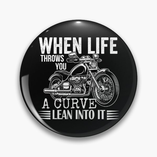 Artikelvorschau, Wenn das Leben dir eine Kurve wirft, lehn dich hinein - Motorrad/Biker Shirt entworfen und verkauft von ShirtTrendz.