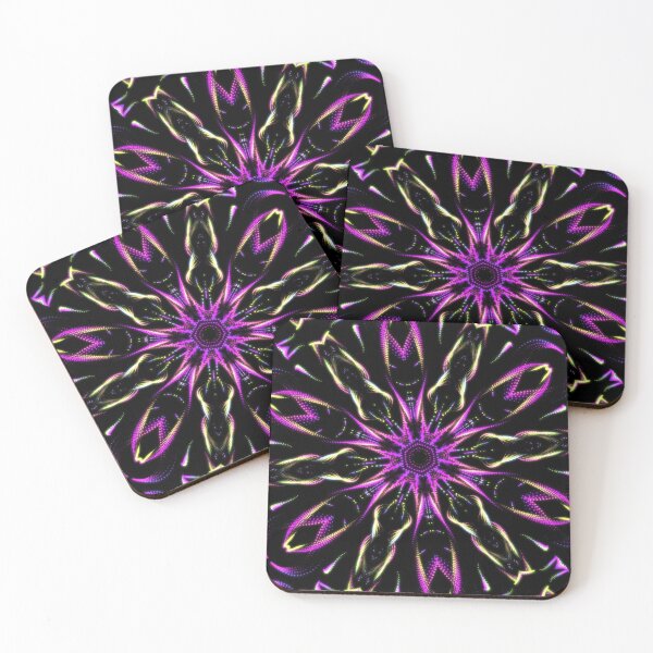 Item preview, Abstract Purple & Yellow Layered Fractal designed and sold by SXW Designs.