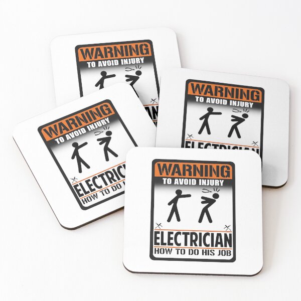 Item preview, WARNING TO AVOID INJURY ELECTRICIAN HOW TO DO HIS JOB designed and sold by Decker21.