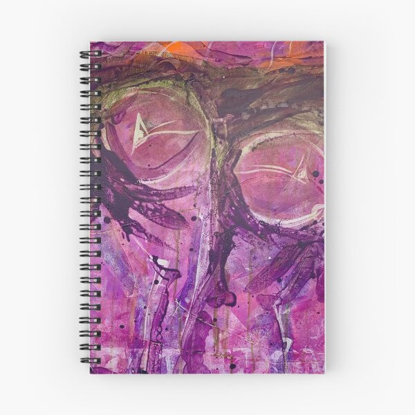 Artikelvorschau, Acrylmalerei Lila Papageientaucher entworfen und verkauft von Anne Bodin.