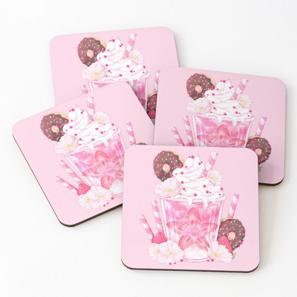 Item preview, Strawberry Aesthetic Sweets Drink designed and sold by averiillustrate.